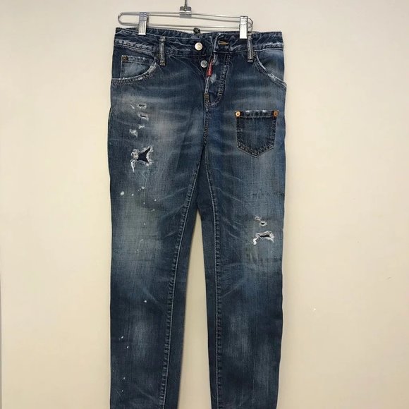 Dsquared Skater Jeans Made in Italy US size 0-2 - Picture 1 of 6